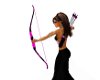 bow and arrow pink