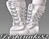 Ds White Butterfly Boots