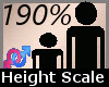 Scale Height 190% F