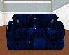 blue/black couche