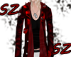 (SZ)Red Lng Coat