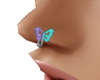 Purple Teal Bfly Nose