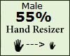 Hand Scaler 55% Male