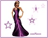 Purple Flash Long Dress