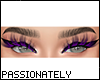purple lashes