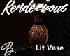 *B* Rendezvous Lit Vase