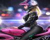 girl on a motorcycle