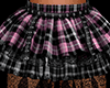 Plaid Frill Rocker Skirt