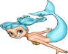 Aqua Blue Mermaid