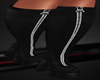 BLACK ZIPPER BOOTS