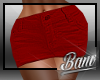 [BAM]Jean Skirt (red)