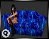 ♛ Blue Lightning Couch