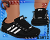 B! Kicks Black Shoes