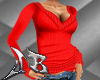 JB Cute Red Sweater