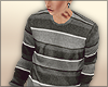 Striped Sweater Gris