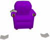 Purple Reading Chair