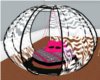 [MA] Hot Pink Zebra Bed