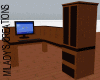 Desk w/ animated PC