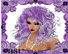 BSU Curly Purple Fade
