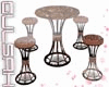 Orient Table Stools