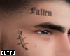 Fallen Face Tatttoo