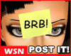 [wsn]Post it-BRB#F