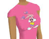 Pink bunny shirty