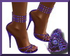 Purple Heel Sandals