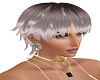 razor cut short greypink