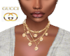 Gold Gucc.i Necklace