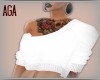 ~aGa~ WhiteLooseT-shirt