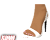 WHITE MULE HEEL