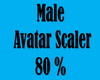Male Avatar Scaler 80%
