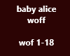 baby alice woff