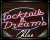 Cocktails & Dreams Neon