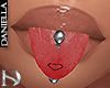 D| Tongue + Piercing