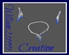 Blue Vday Jewelry Set