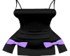 Blk Dress Purple Bows