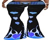 Blue Hearts On Fire Pant