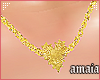 A. Necklace Heart Gold