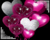 Pink Heart Balloon bnch