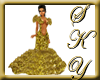 *sky*elegant gold gown