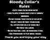 Bloody-Collar-Rule-Board