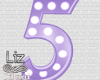 Birthday Numbers Five- 5