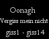 [DT] Oonagh - Vergiss