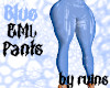 #RU EML Blue Latex Pants