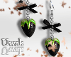 Black Strawberry Earring