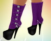 Purple Loli Girl Boots