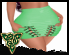 Mint Green Pvc Skirt