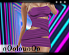 .L. Wrap Dress Purple